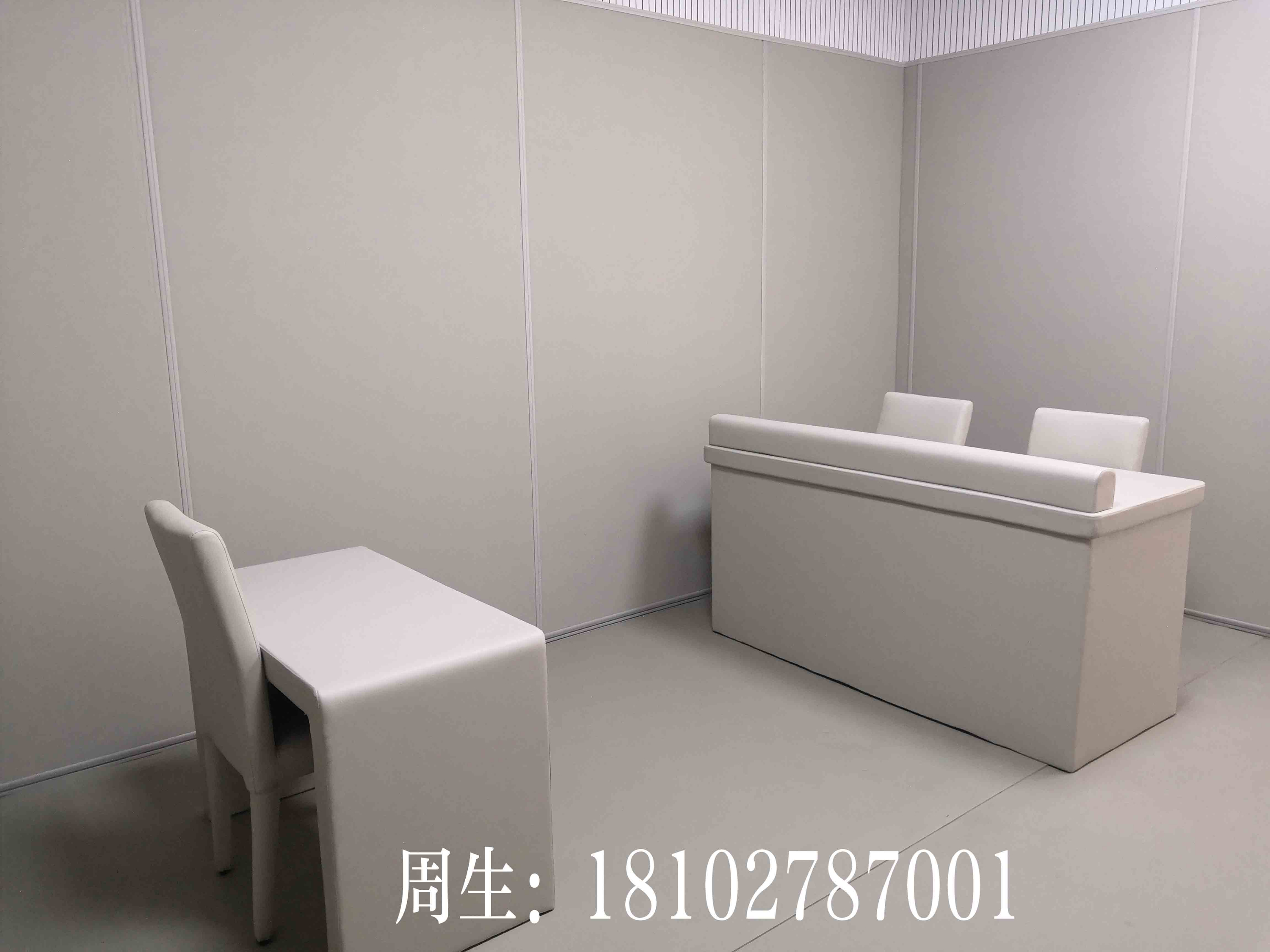 談話(huà)室防撞桌椅、留置室防撞桌椅、詢(xún)問(wèn)室防撞桌椅材料